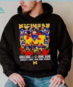 Michigan 2024 Rose Bowl game January 1 2024 shirt