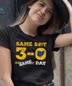 Michigan College 3 0 same shit same day shirt