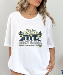 Michigan College Beat Bama All The Way Maize And Blue shirt, hoodie, sweater, long sleeve and tank top Michigan College Beat Bama All The Way Maize And Blue shirt