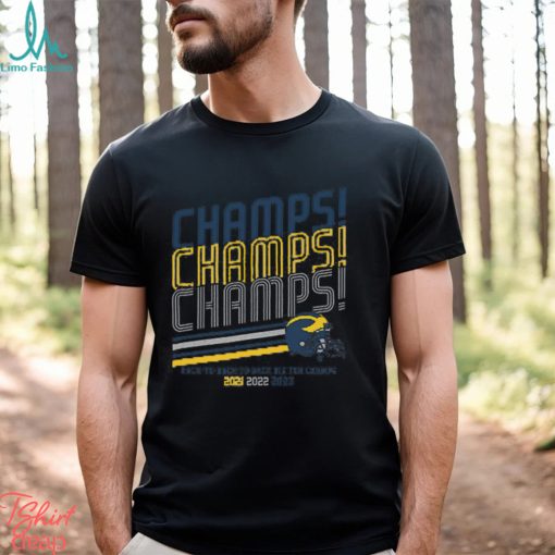 Michigan Football B1G Champs Champs Champs Shirt