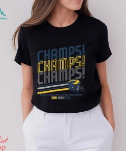 Michigan Football B1G Champs Champs Champs Shirt