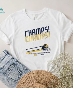 Michigan Football B1G Champs Champs Champs Shirt