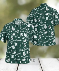 Michigan State Spartans Christmas Hawaiian Shirt Beach Gift Fans For Men And Women