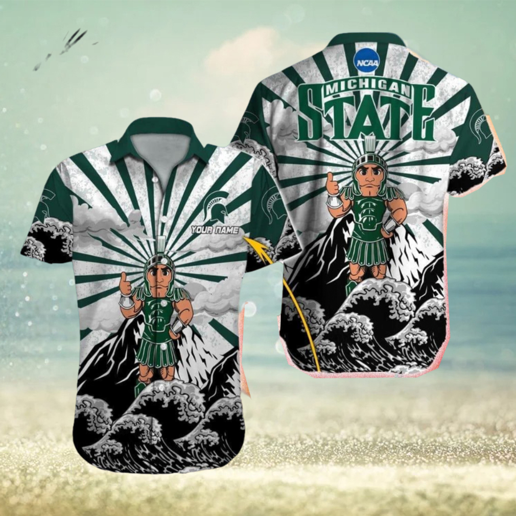 Michigan State Spartans NCAA Contemporary Custom Name Hawaiian Shirt Beach For Men Women Gift For Fans Michigan State Spartans NCAA Contemporary Custom Name Hawaiian Shirt Beach For Men Women Gift For Fans