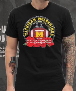 Michigan Wolverines 2024 CFP At The Rose Bowl Game Shirt