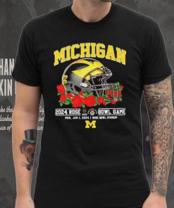 Michigan Wolverines 2024 Rose Bowl Game Mon, Jan 1, 2024 Rose Bowl Stadium T Shirt