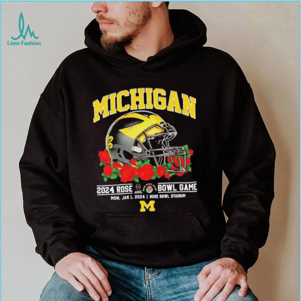 Michigan Wolverines 2024 Rose Bowl Game Mon, Jan 1, 2024 Rose Bowl Stadium T Shirt Michigan Wolverines 2024 Rose Bowl Game Mon, Jan 1, 2024 Rose Bowl Stadium T Shirt