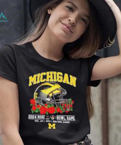 Michigan Wolverines 2024 Rose Bowl Game Mon, Jan 1, 2024 Rose Bowl Stadium T Shirt