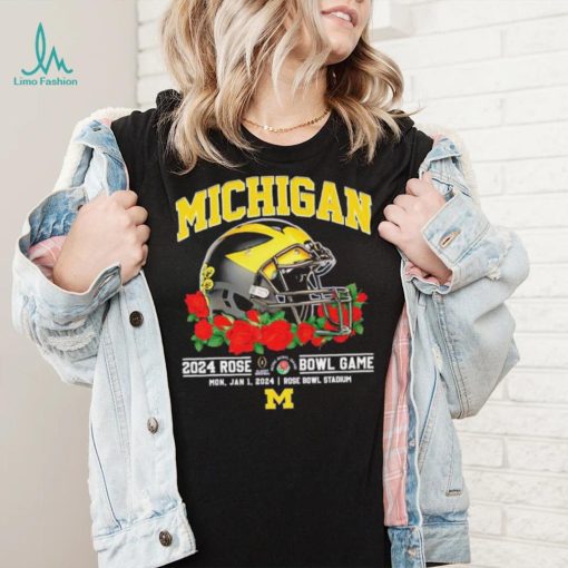 Michigan Wolverines 2024 Rose Bowl Game Mon, Jan 1, 2024 Rose Bowl Stadium T Shirt