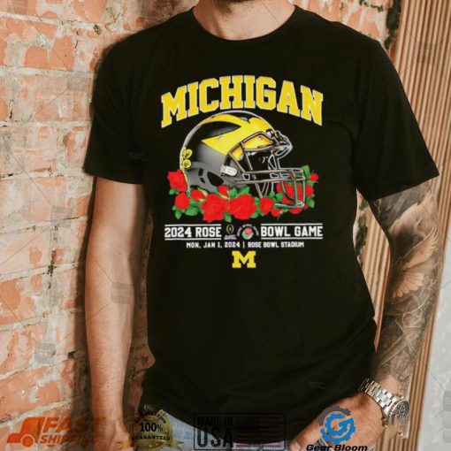 Michigan Wolverines 2024 Rose Bowl Game Mon, Jan 1, 2024 Rose Bowl Stadium T Shirt