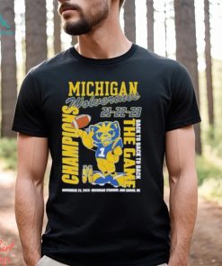 Michigan Wolverines 21 22 23 Back To Back To Back The Game Champions November 25, 2023 Michigan Stadium, Ann Arbor, Mi T Shirt