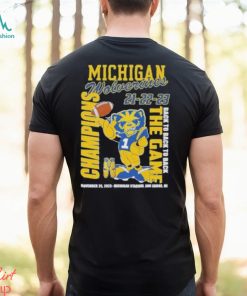 Michigan Wolverines 21 22 23 Back To Back To Back The Game Champions November 25, 2023 Michigan Stadium, Ann Arbor, Mi T Shirt