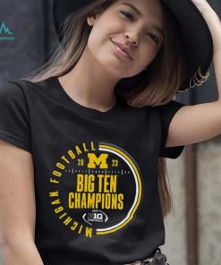 Michigan Wolverines Blue 2023 Football Icon CFP Bound T Shirt