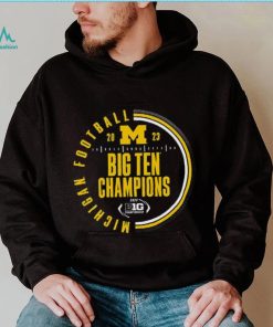 Michigan Wolverines Blue 2023 Football Icon CFP Bound T Shirt