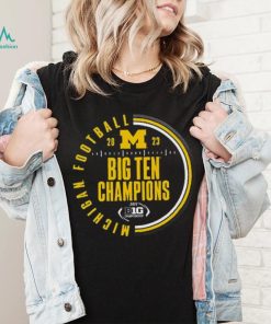 Michigan Wolverines Blue 2023 Football Icon CFP Bound T Shirt