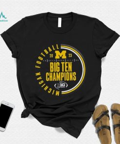 Michigan Wolverines Blue 2023 Football Icon CFP Bound T Shirt