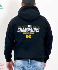 Michigan Wolverines Blue 84 2023 Big Ten Football Conference Champions Locker Room T Shirt