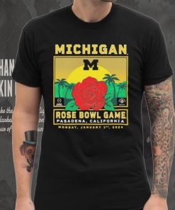 Michigan Wolverines College Football Playoff 2024 Rose Bowl T Shirt