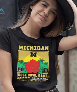Michigan Wolverines College Football Playoff 2024 Rose Bowl T Shirt
