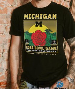 Michigan Wolverines Fanatics Branded College Football Playoff 2024 Rose Bowl Fierce Competitor T Shirt