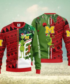 Michigan Wolverines Grinch & Scooby doo Christmas Ugly Sweater