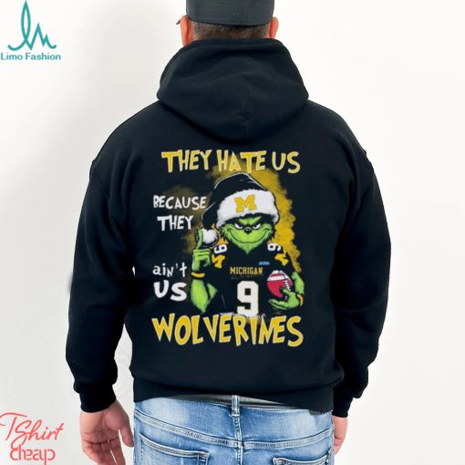 Michigan Wolverines Grinch They Hate Us Because Ain’t Us NCAA Rose Bowl Christmas Shirt