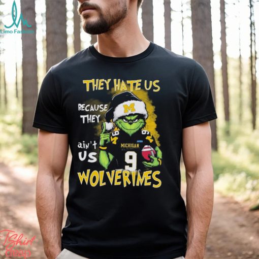 Michigan Wolverines Grinch They Hate Us Because Ain’t Us NCAA Rose Bowl Christmas Shirt