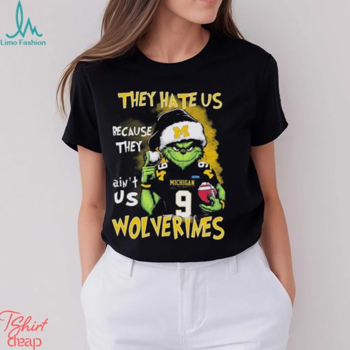 Michigan Wolverines Grinch They Hate Us Because Ain’t Us NCAA Rose Bowl Christmas Shirt