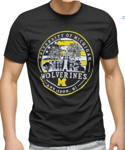 Michigan Wolverines Image One Painted Sky Comfort Colors Shirt