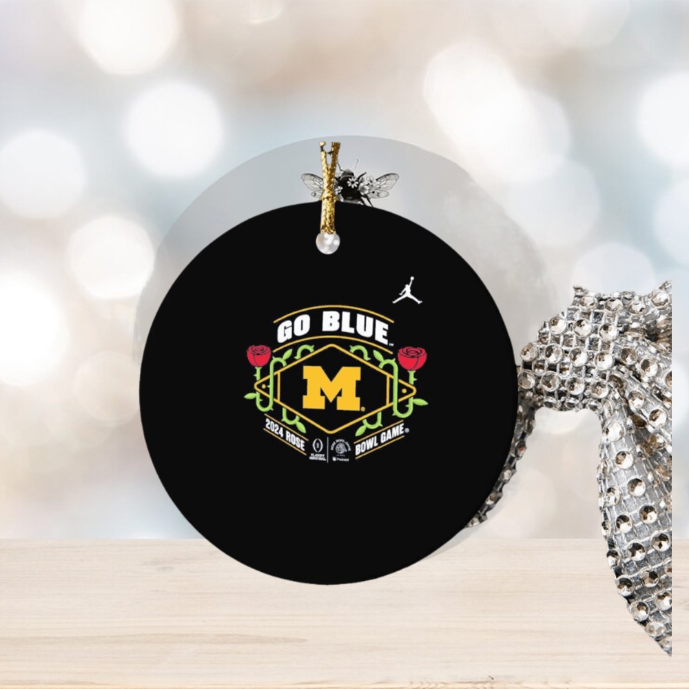 Michigan Wolverines Jordan Brand Youth College Football Playoff 2024 Rose Bowl Ornament Michigan Wolverines Jordan Brand Youth College Football Playoff 2024 Rose Bowl Ornament