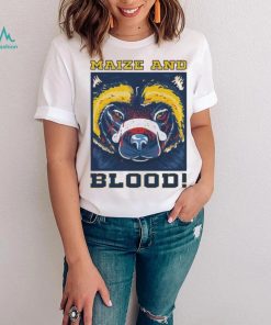 Michigan Wolverines Maize and Blood Shirt