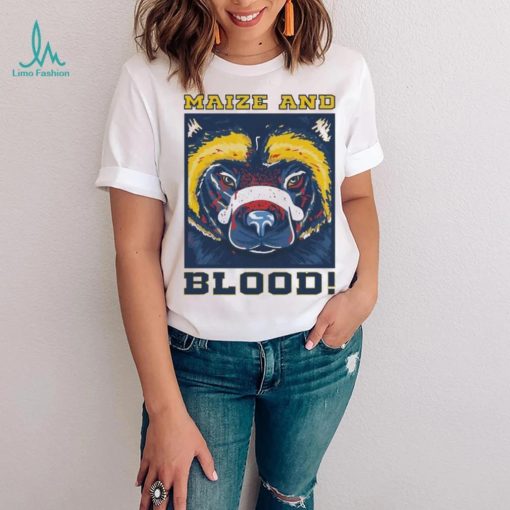 Michigan Wolverines Maize and Blood Shirt