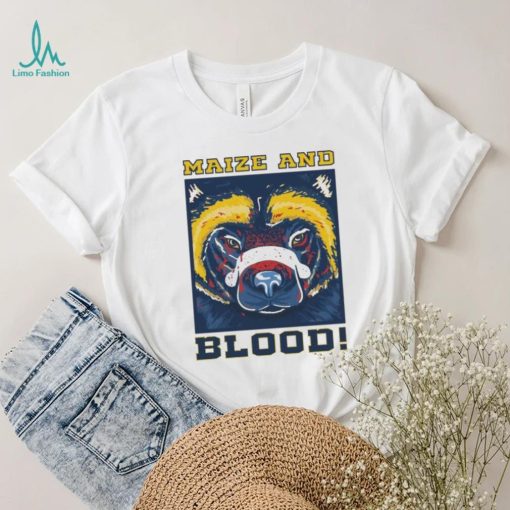 Michigan Wolverines Maize and Blood Shirt