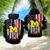 Miami Hurricanes NCAA US Flag 3D Printed Hoodie
