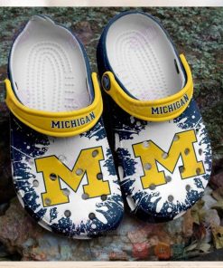 Michigan Wolverines Ncaa Crocs Clog Shoes