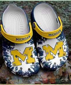 Michigan Wolverines Ncaa Crocs Clog Shoes