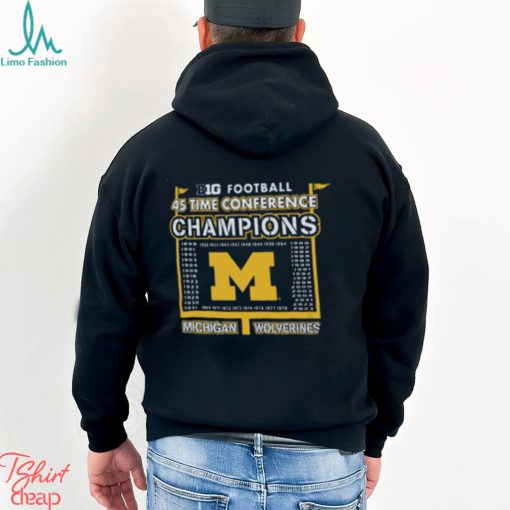 Michigan Wolverines Original Retro Brand 2023 Big Ten Football Conference Champions Shirt