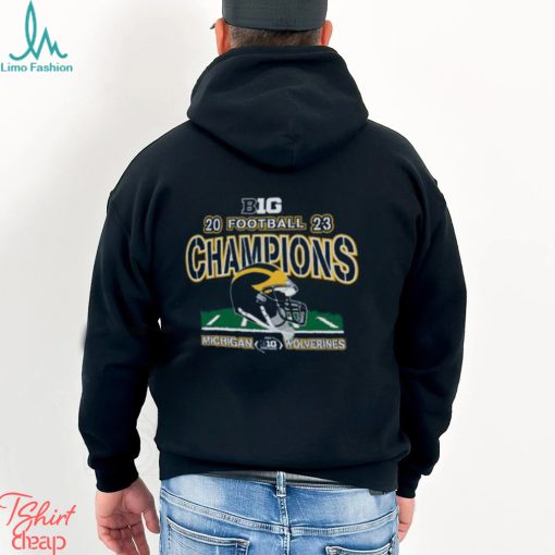Michigan Wolverines Original Retro Brand 2023 Big Ten Football Conference Champions T Shirt
