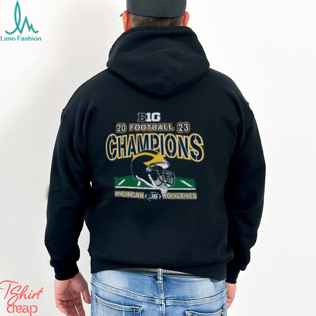 Michigan Wolverines Original Retro Brand 2023 Big Ten Football Conference Champions T Shirt Michigan Wolverines Original Retro Brand 2023 Big Ten Football Conference Champions T Shirt