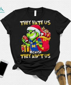 Michigan Wolverines Santa Grinch they hate us because they ain’t us shirt