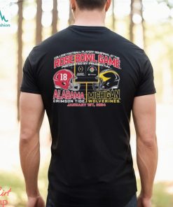 Michigan Wolverines Vs Alabama Crimson Tide Rose Bowl College Football Playoff Semifinal 2024 Shirt