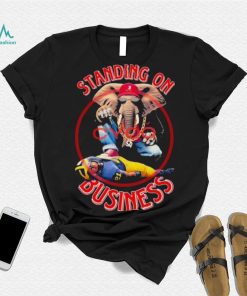 Michigan Wolverines Vs Alabama Crimson Tide Standing On Business Shirt