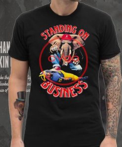 Michigan Wolverines Vs Alabama Crimson Tide Standing On Business Shirt