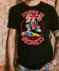 Michigan Wolverines Vs Alabama Crimson Tide Standing On Business Shirt