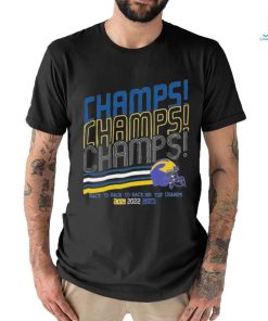 Michigan Wolverines football champs champs champs back to back to back Big Ten Champion 2021 2022 2023 shirt