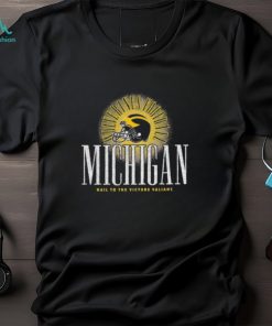 Michigan Wolverines football hail to the victors valiant winged helmet shirt