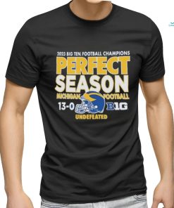 Michigan wolverines 2023 perfect season big 10 conference champions t shirt, hoodie, sweater, long sleeve and tank top Michigan wolverines 2023 perfect season big 10 conference champions t shirt