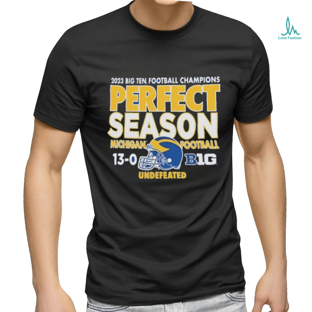 Michigan wolverines 2023 perfect season big 10 conference champions t shirt Michigan wolverines 2023 perfect season big 10 conference champions t shirt