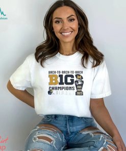 Michigan wolverines logo 2023 big 10 trophy conference champions T shirt