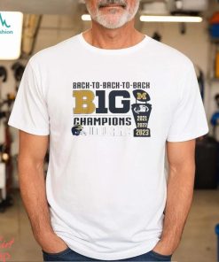 Michigan wolverines logo 2023 big 10 trophy conference champions T shirt